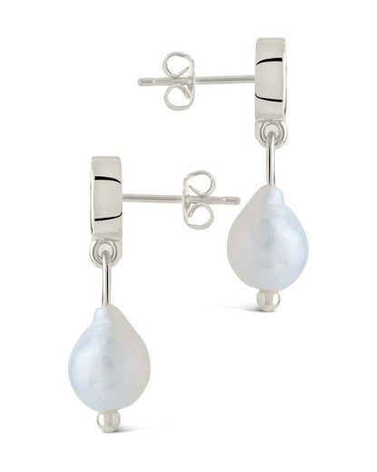Penny CZ & Pearl Cluster Studs