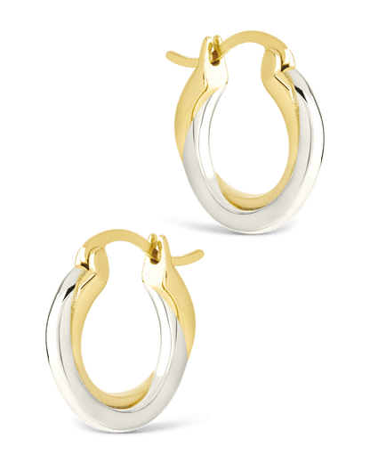 Sterling Silver Janice Twisted Hoop Earrings