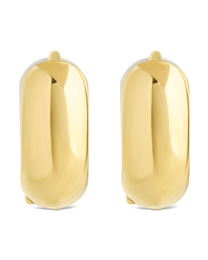 Betina Dual Tone Thick Micro Hoops