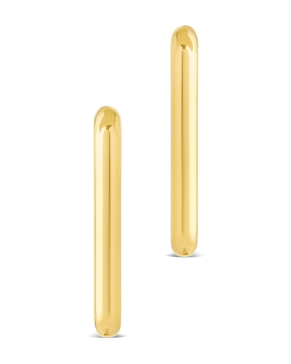 Jana Dual Tone Rectangle Hoops