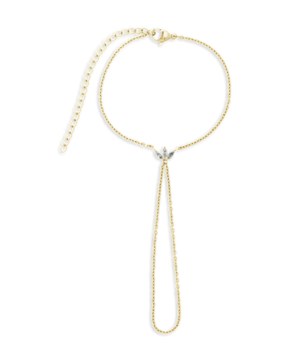 Amari Lotus CZ Hand Chain