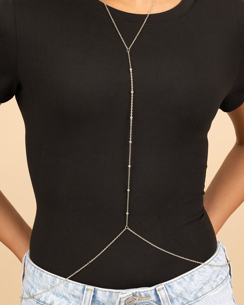 Myrna Beaded Layered Body Chain