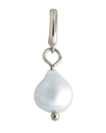 Sterling Silver Baroque Pearl Charm