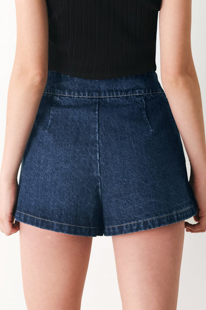 THE POWER MOVE DENIM SKORT