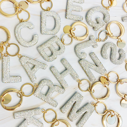 It Girl Glam Initial Key Chain