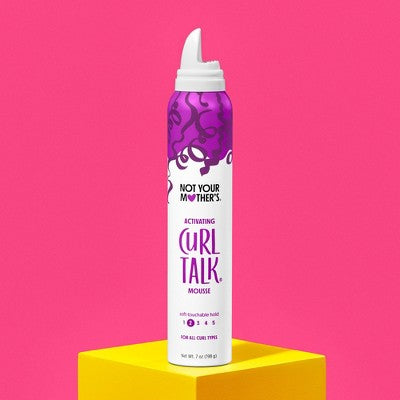 Not Your Mother's Curl Talk Curl Activating Mousse 7oz - Imperfect Container