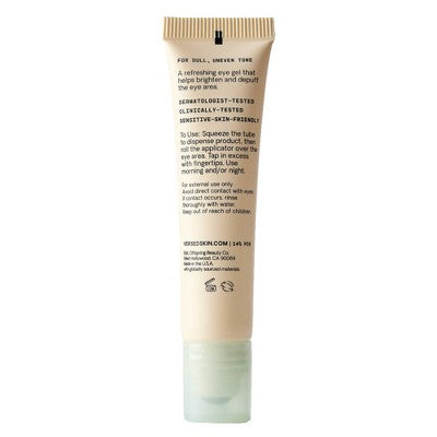 Versed Weekend Glow Brightening Eye Gel 0.5 fl oz - Imperfect Box