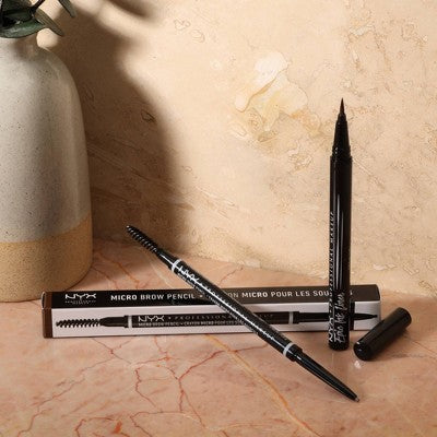 NYX Professional Makeup Vegan Micro Eyebrow Pencil 04 Chocolate 0.003oz - Imperfect Box