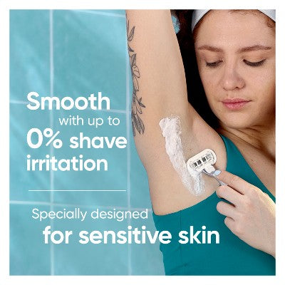 Venus Extra Smooth Sensitive Value Pack Women's Razor + 3 Razor Blade Refills - Imperfect Box