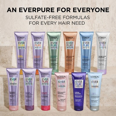 L'Oreal Paris EverCreme Sulfate Free Deep Nourish Shampoo 8.5 fl oz - Imperfect Container