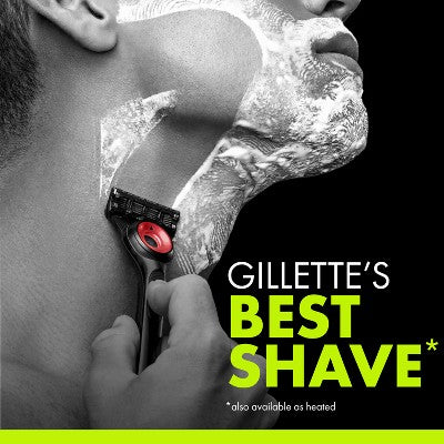 Gillette Labs Mens Special NFL Chiefs Edition Shaving Razor with 4 Refills and Magnetic Stand - New