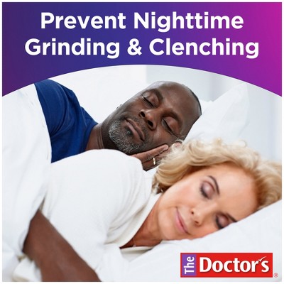 The Doctors Advanced Comfort Night Guard for Nighttime Teeth Grinding 1ct Guard with Storage Case - Imperfect Box