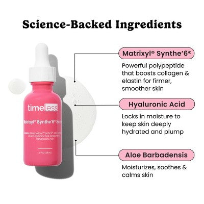Timeless Skin Care Matrixyl Synthe6 Serum 4 fl oz - New