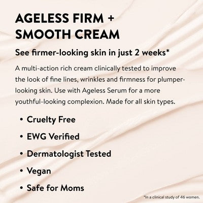 Honest Beauty Ageless Firm and Smooth Cream 1.7 fl oz - Missing Box