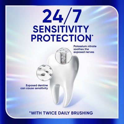 Sensodyne Clinical White Stain Protector Toothpaste 3.4oz/2pk - Imperfect Box