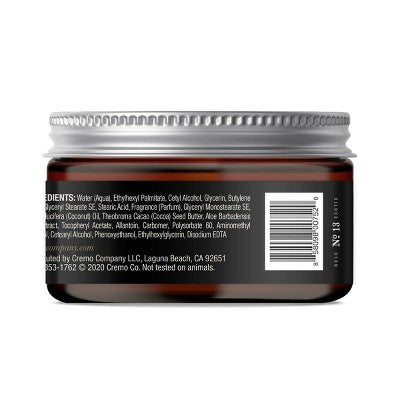 Cremo Distiller's Blend (Reserve Collection) Beard & Scruff Cream 4oz - New