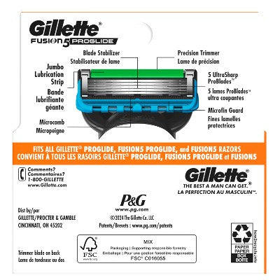 Gillette ProGlide Men's Razor Blade Refills 4ct - Missing Box
