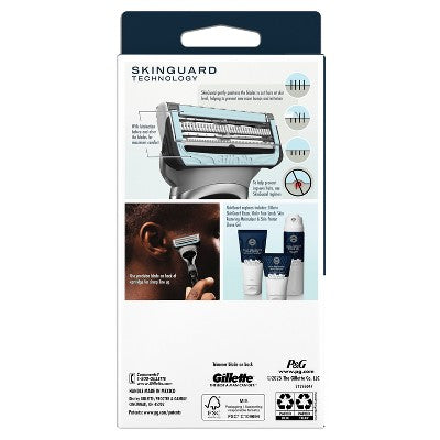Gillette SkinGuard Razor + 2 Blade Refills - Imperfect Box