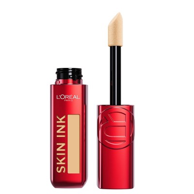 L'Oreal Paris Infallible Skin Ink Matte 2-in-1 Foundation and Concealer 180 Medium Cool 0.5 fl oz - New