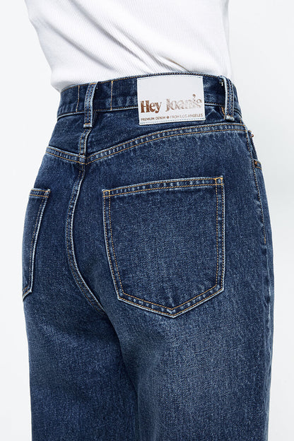 Chelsea High Rise Straight Crop Jeans HJ005