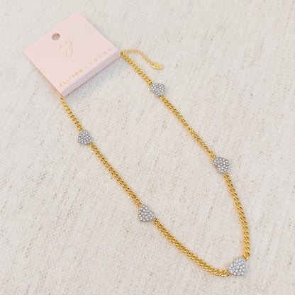 Heartful Rhythm Chain Necklace