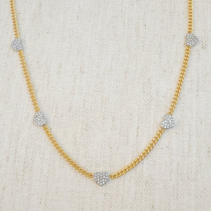 Heartful Rhythm Chain Necklace