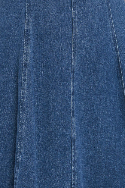 WESTWOOD CHARM DENIM MINI DRESS