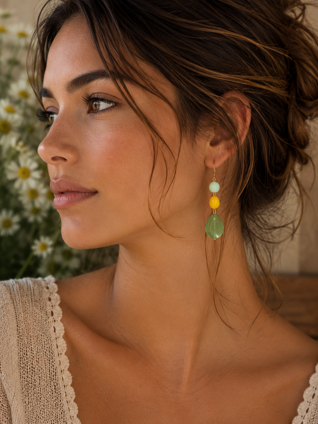 Beautiful Colorful Drop Earrings