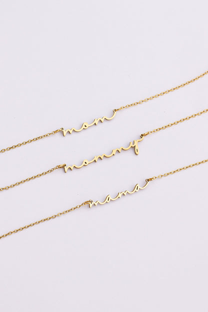 "Mom" Necklace