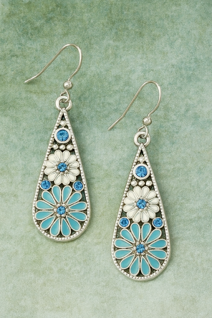 Beautiful Colorful Drop Earrings - Several Colors
