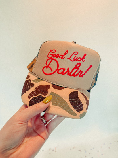Underground Original Design: Good Luck Darlin!, Puff Western Trucker Hat