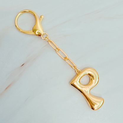 Whimsy Balloon Letter Initial Bag Charm