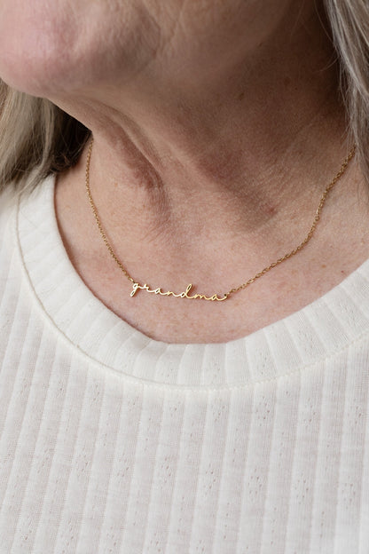 "Grandma" Necklace
