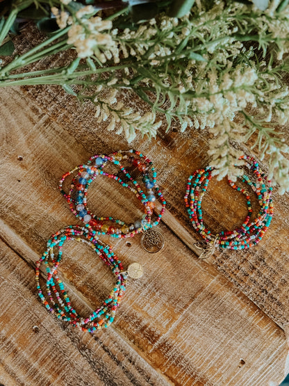 Beautiful Colorful Stacking Bracelet Set