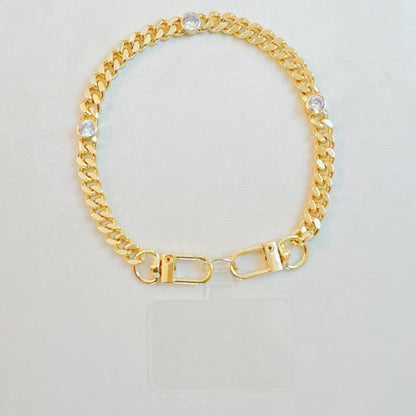 Sparkle Over The Chain Phone Wrist Lanyard