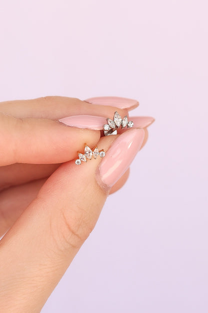 Tiara Flat Back Stud