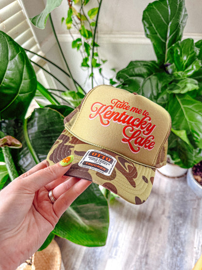 Underground Original Design: Take me to Kentucky Lake, Summer Trucker Hat