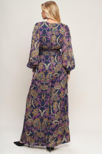 WHISPERING PINES WOVEN JUMPSUIT