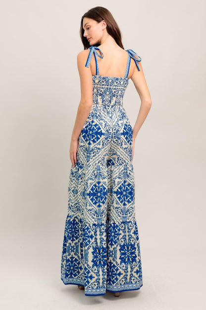WHEN VACATION CALLS WOVEN JUMPSUIT