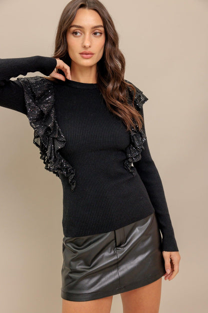 FIGHT THE FEELING SWEATER TOP