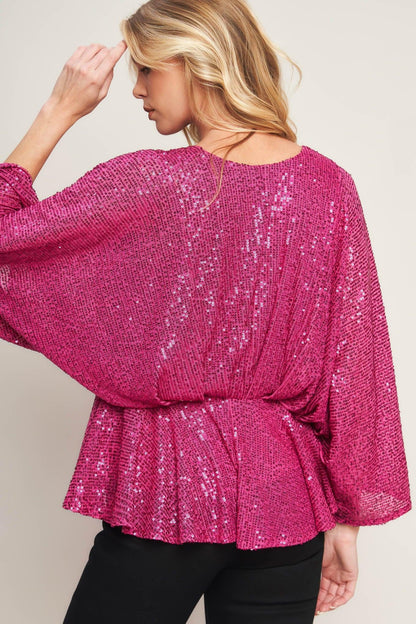 START OF FOREVER SEQUIN TOP