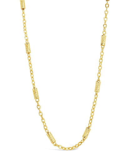 Delicate Textured Station Sunglass Chain
