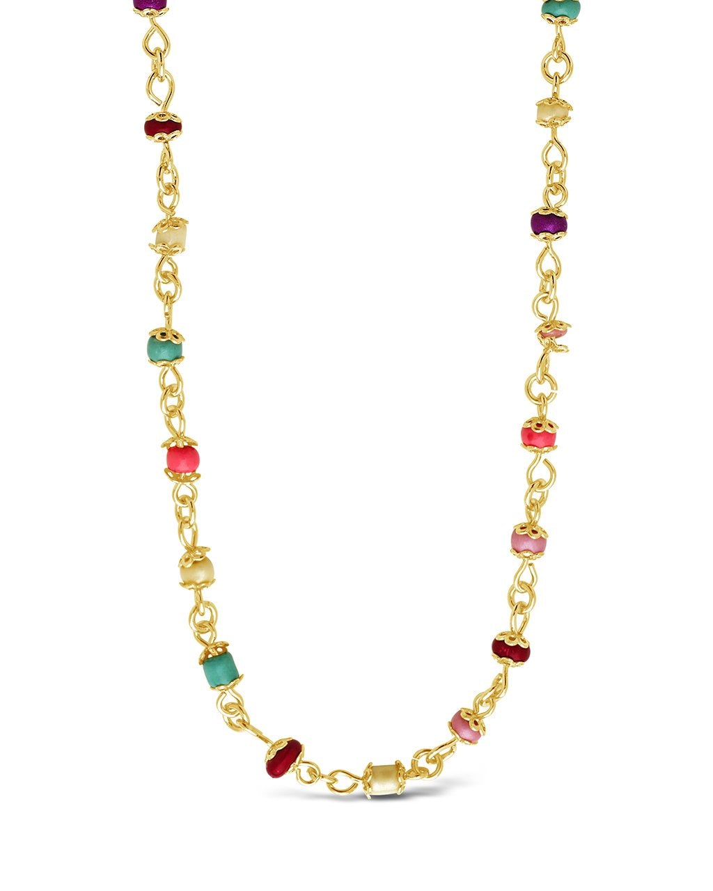 Multicolor Beaded Station Sunglass Chain