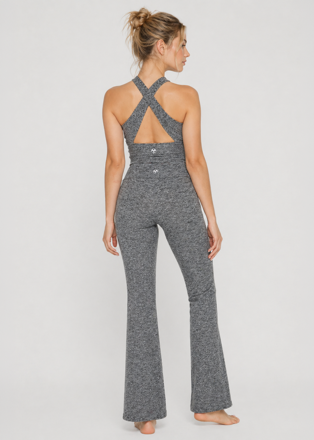 Soft Heather Jersey Flare Leggings
