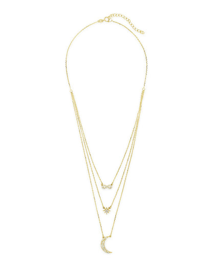 CZ Celestial Infinity Necklace