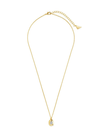 Betsy Oval CZ Pendant Necklace