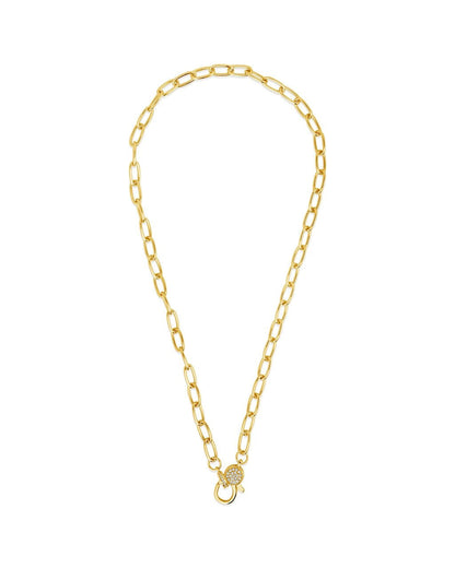 Tay Moonstone Charm & Chain Necklace