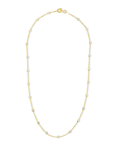 Rumor Stationed CZ Necklace