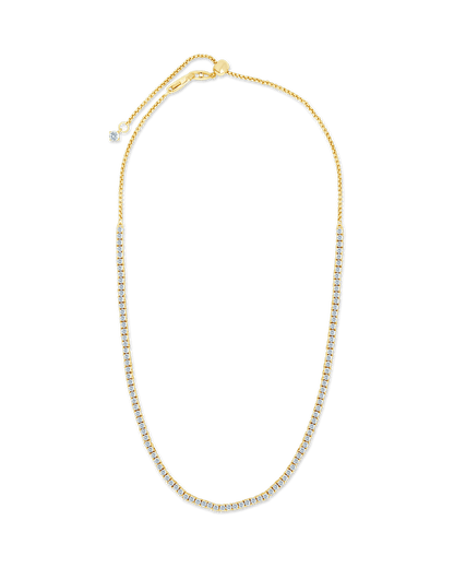 Mirabell Adjustable CZ Tennis Necklace