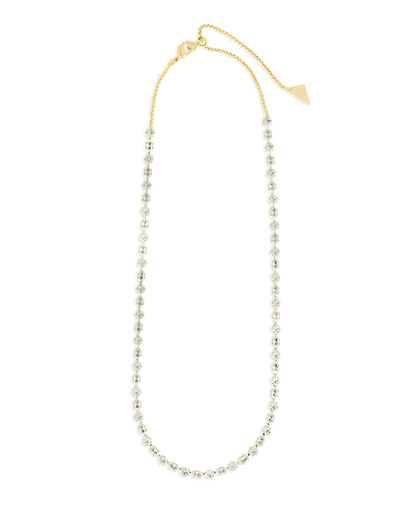 Kite Cut Tennis Necklace